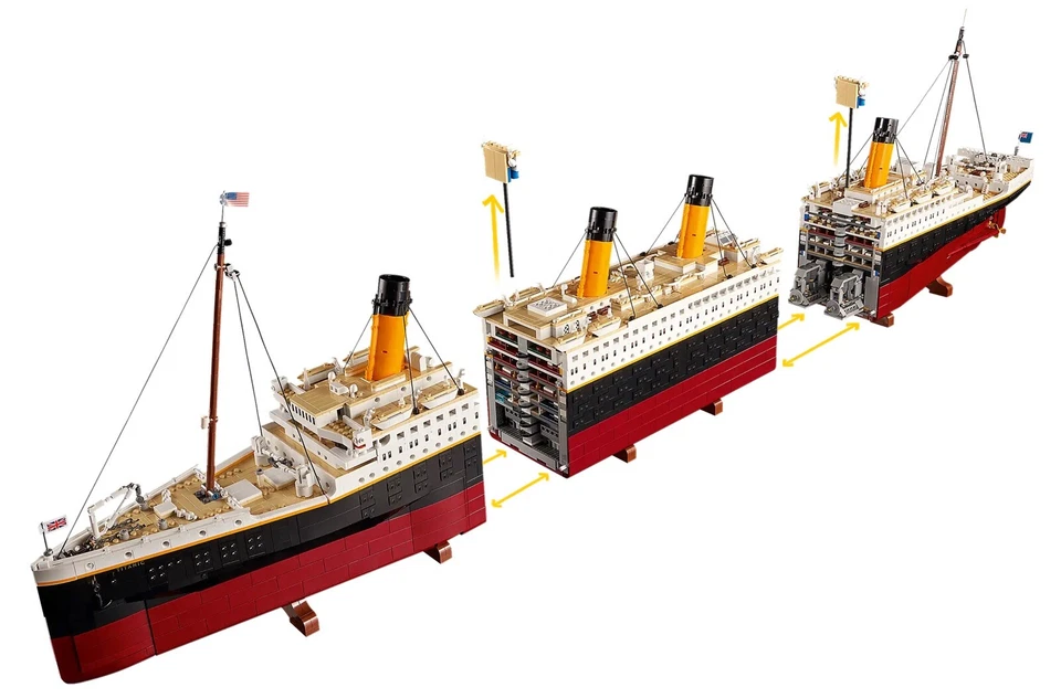 lego titanic ship 10294