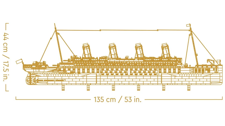 lego titanic ship 10294